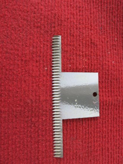 "Verpackungsmaschine, Verpackungsmesser mit Zickzackkante"